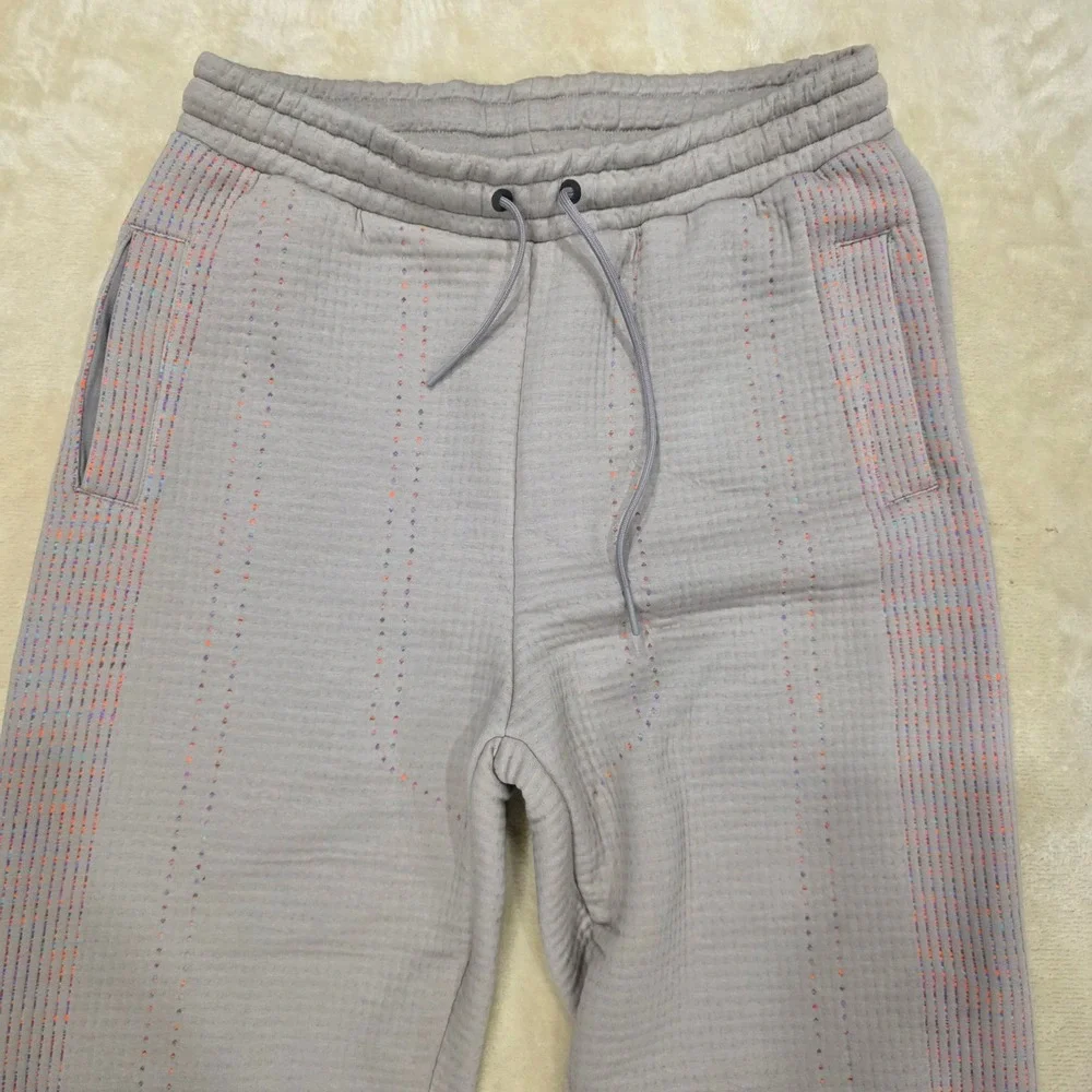 Nike City Ready Fleece Textured Training Pants Grey Orange Women's M CU5130-016